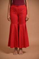 Flared Hem Pant - CiceroniPantsRang by Rajvi