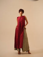 Flip Tunic - Tomato Red - CiceroniKurta, Festive WearStoique