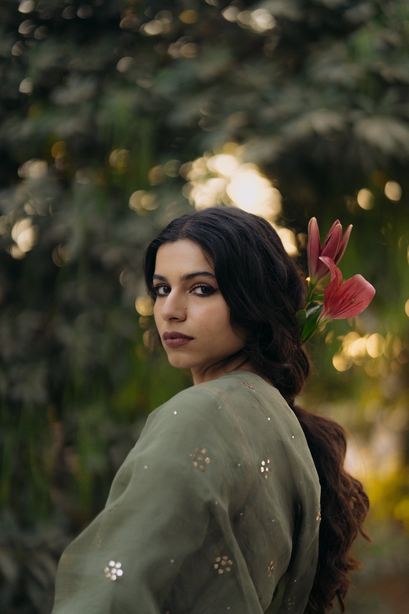 Floating Hearts Set - CiceroniKurta Set, Festive WearKajal Agarwal