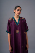 Flor Set - Deep Plum - CiceroniKurta Set, Festive WearRaga & Co.