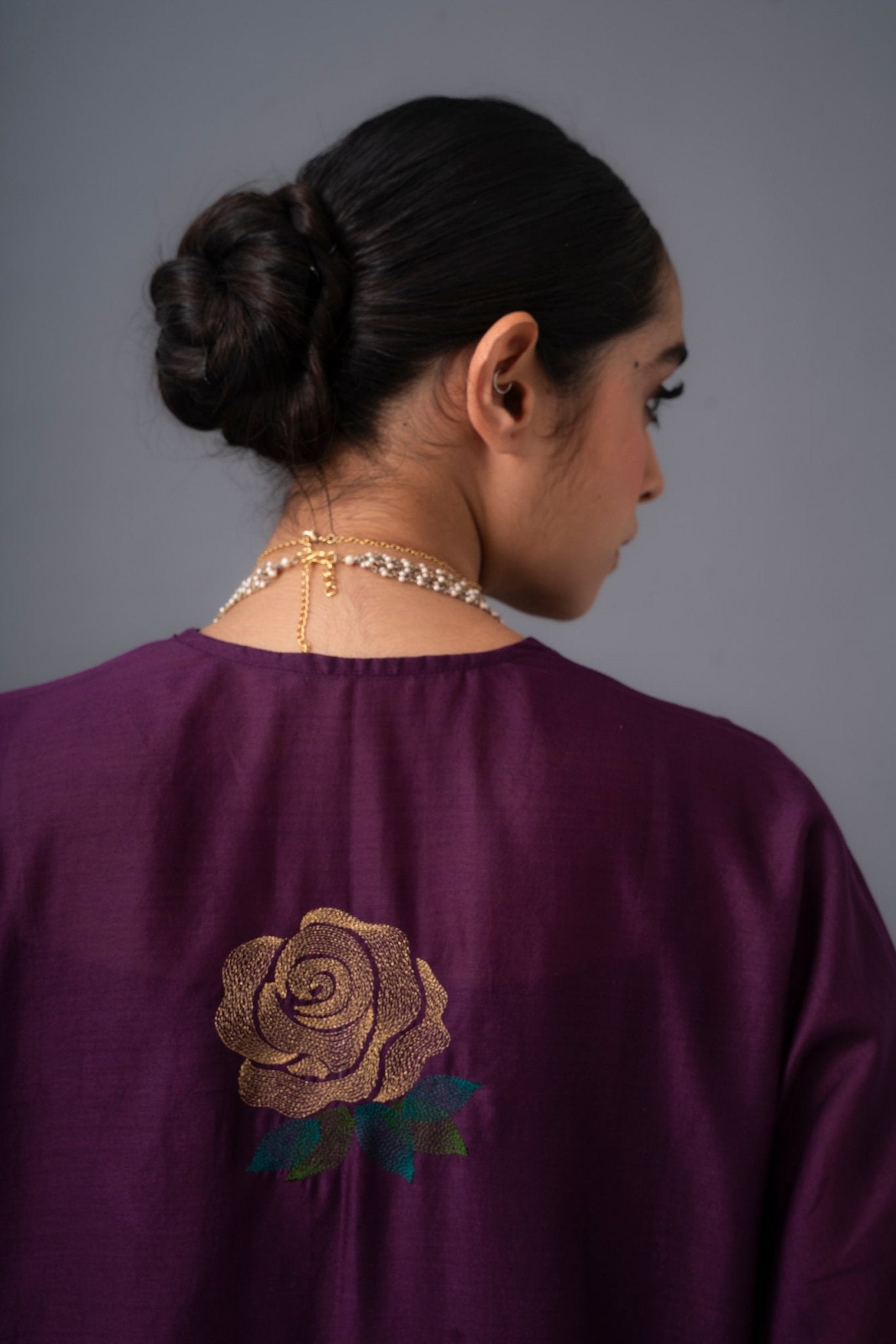 Flor Set - Deep Plum - CiceroniKurta Set, Festive WearRaga & Co.