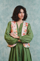 Flora Co - Linen Embroidered Rounded Waistcoat - CiceroniWaistcoatSaphed