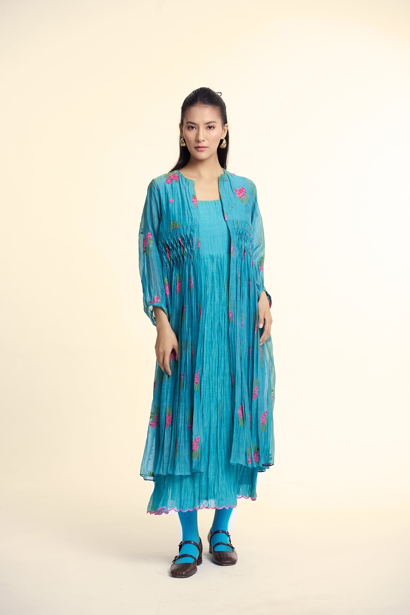 Flora Set - Sky Blue - CiceroniDressesGaach