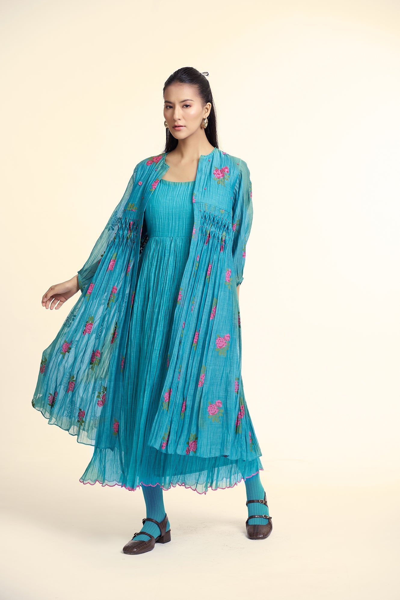 Flora Set - Sky Blue - CiceroniDressesGaach