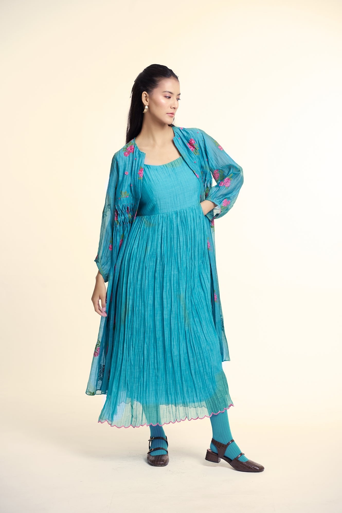 Flora Set - Sky Blue - CiceroniDressesGaach