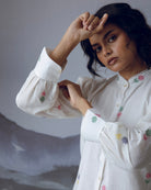 Flora Shirt - White - CiceroniWomen ShirtsGulmohar Calcutta