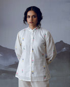 Flora Shirt - White - CiceroniWomen ShirtsGulmohar Calcutta