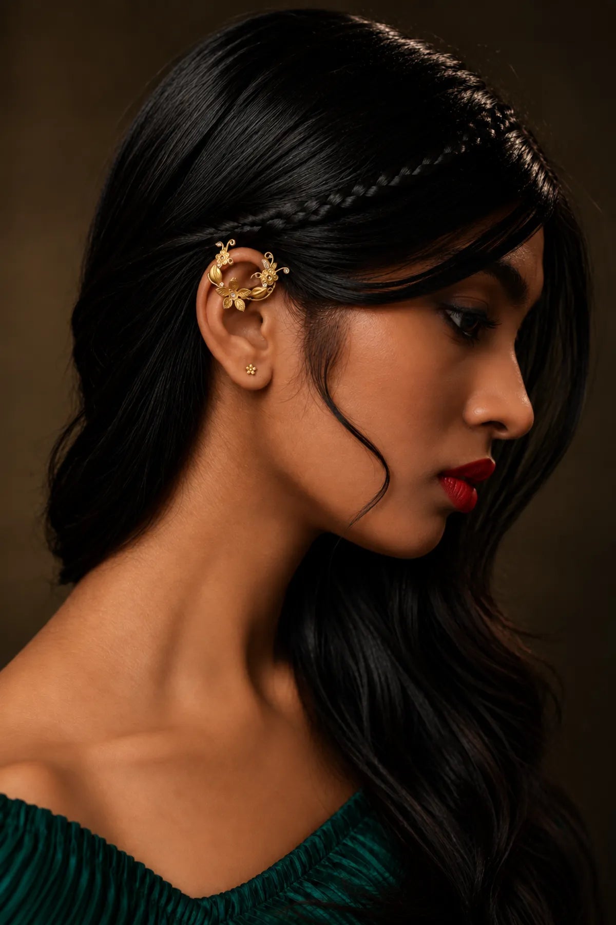 Flora Vine Bugadi - CiceroniEarcuffKalon Art Jewellery