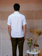 Floral Fiesta - Hand Embroidered Unisex Linen Shirt - CiceroniShirtsCultura Studio