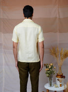 Floral Fiesta - Hand Embroidered Unisex Linen Shirt - CiceroniShirtsCultura Studio