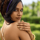 Flora's Embrace Vanki Nail Ring - CiceroniNail RingKalon Art Jewellery