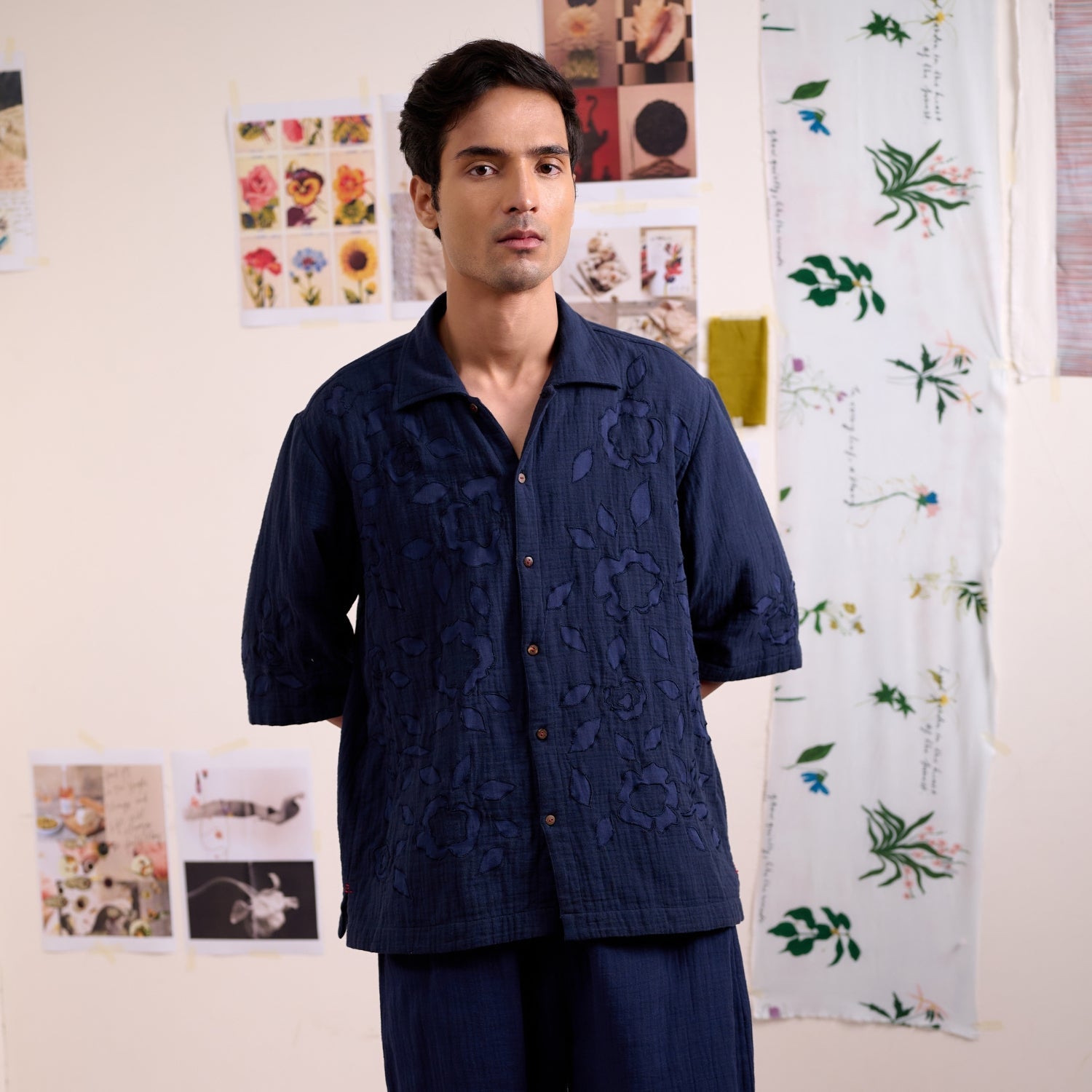 Florique Navy Shirt - CiceroniMen ShirtsDoodlage