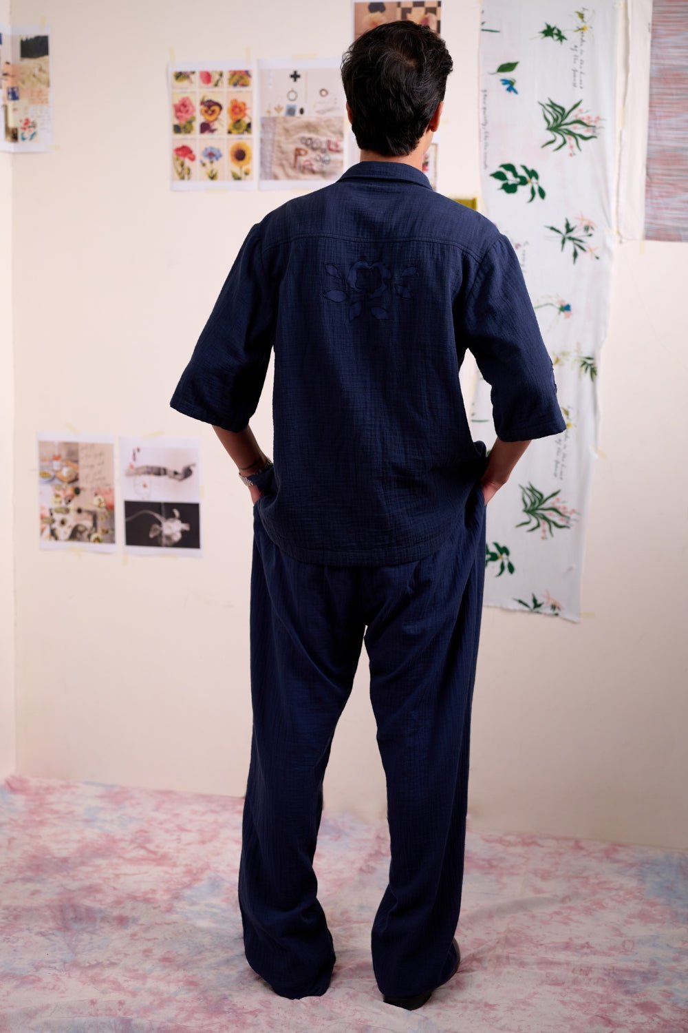 Florique Navy Shirt - CiceroniMen ShirtsDoodlage