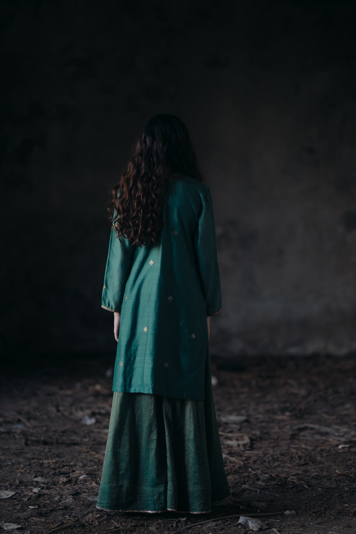 Flowers & Moon Set - CiceroniKurta Set, Festive WearKajal Agarwal