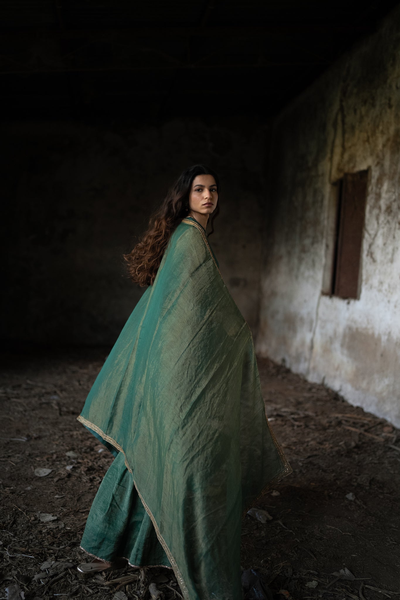 Flowers & Moon Set - CiceroniKurta Set, Festive WearKajal Agarwal