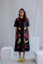 Flowers on Embers Applique Dress - CiceroniDressesSilai Studio