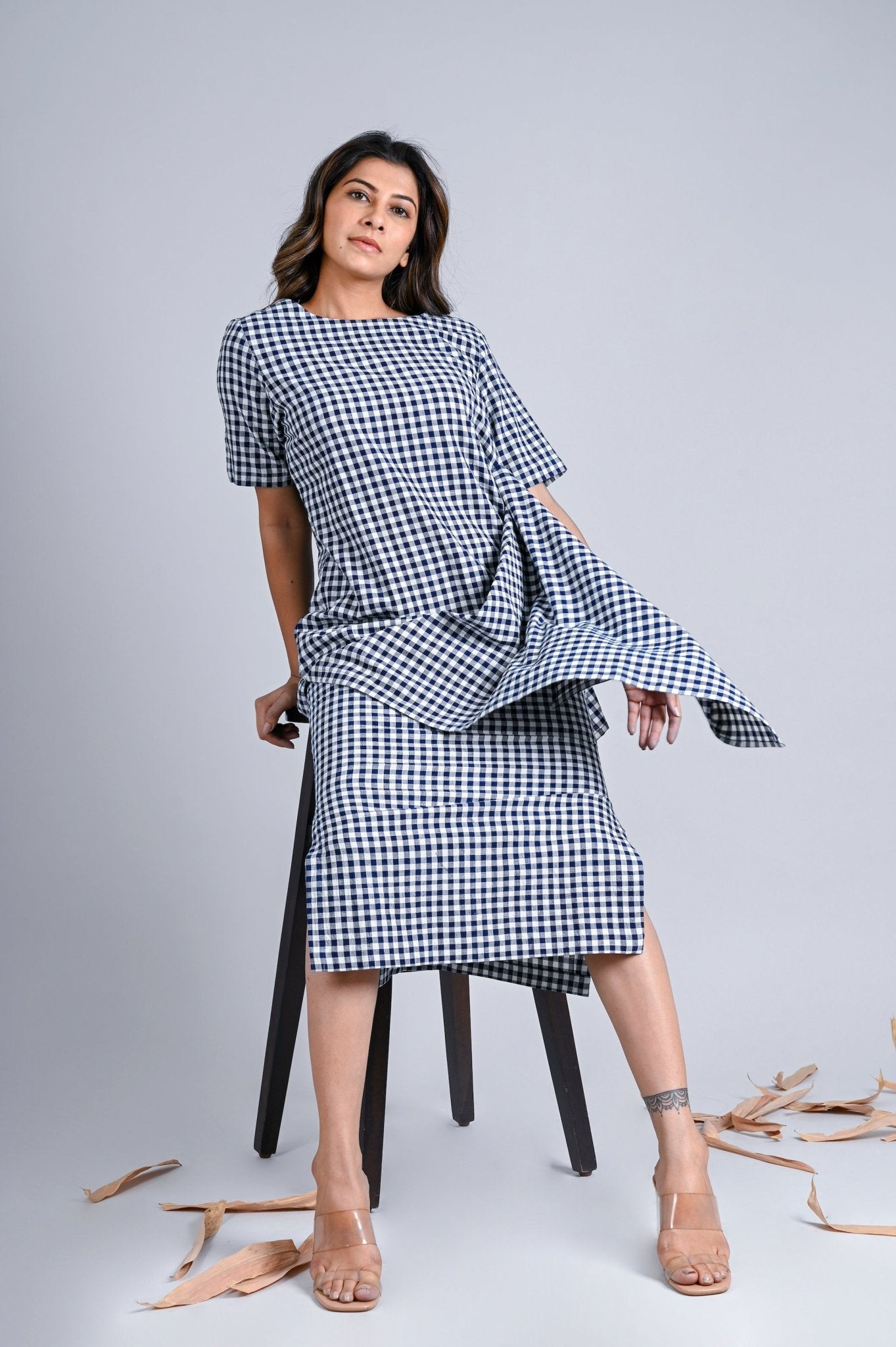 Folded Asymmetric Tunic - CiceroniTunicsRang by Rajvi