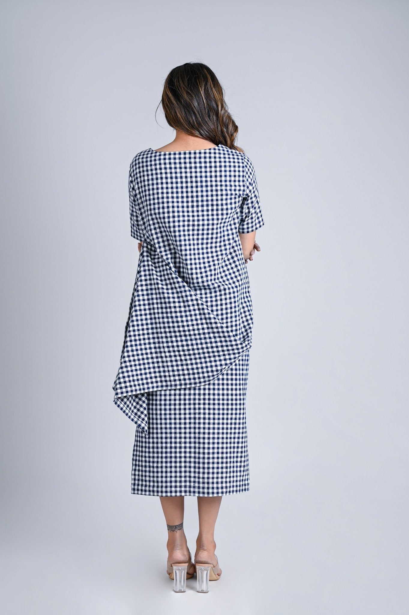 Folded Asymmetric Tunic - CiceroniTunicsRang by Rajvi