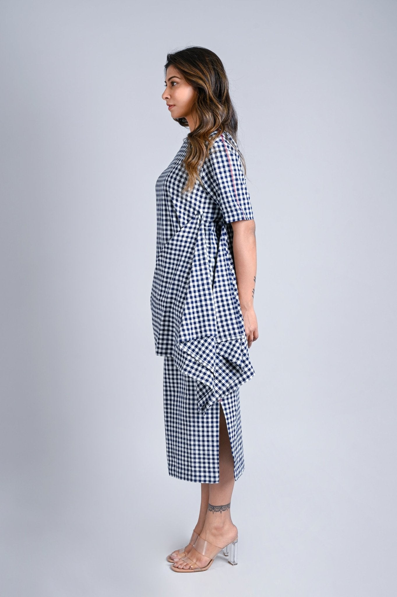 Folded Asymmetric Tunic - CiceroniTunicsRang by Rajvi