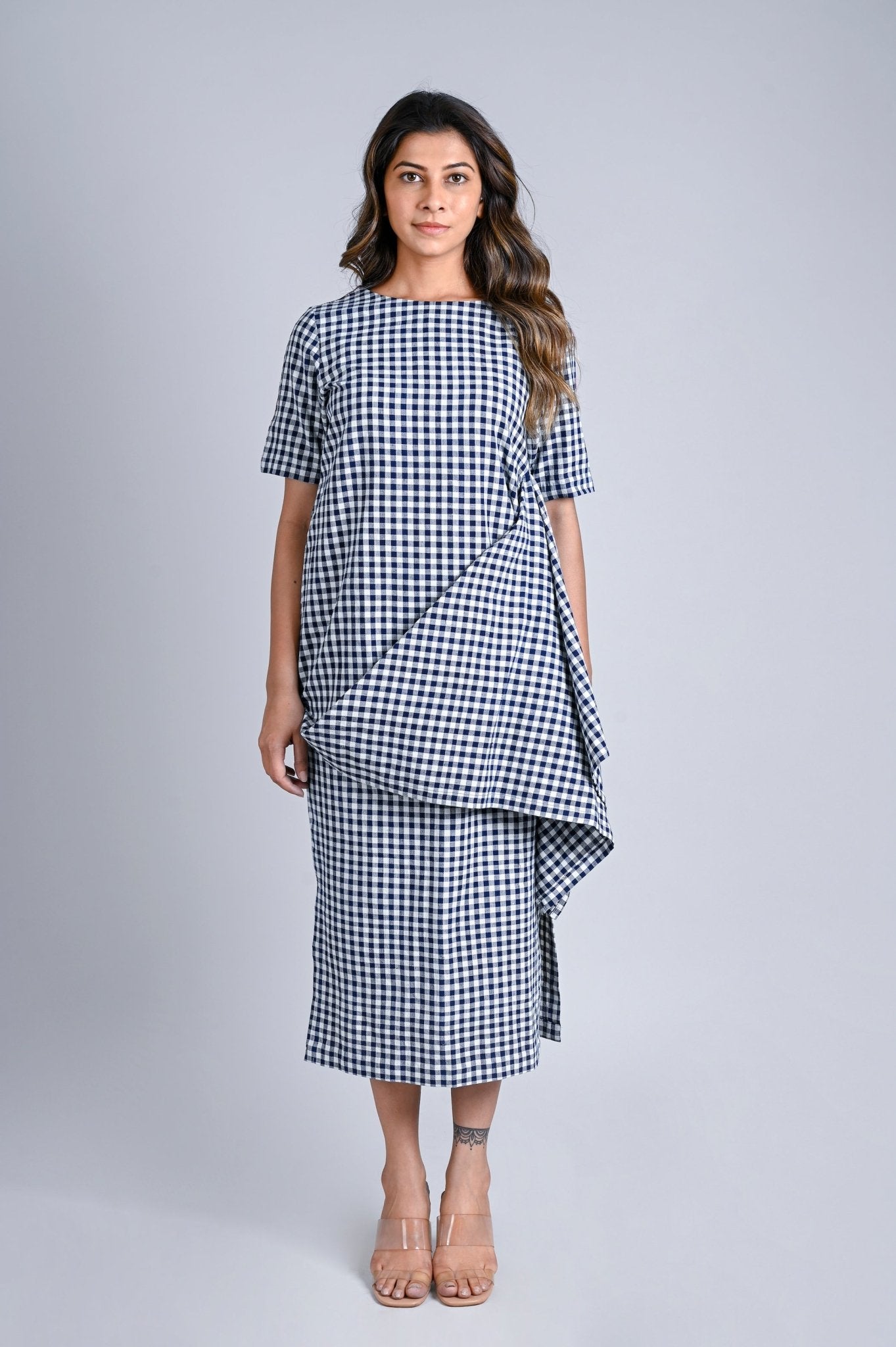 Folded Asymmetric Tunic - CiceroniTunicsRang by Rajvi