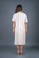 Folded Dress Diagonal Detail - Zero Waste - CiceroniDressesRang by Rajvi