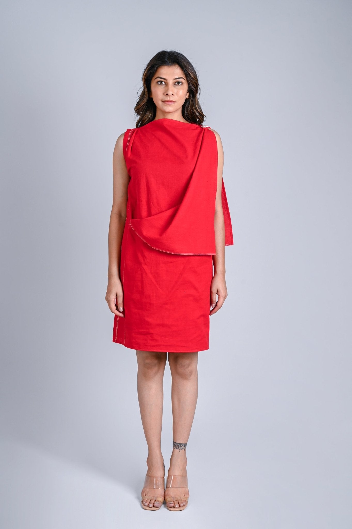 Folded Dress - Zero Waste - CiceroniDressesRang by Rajvi