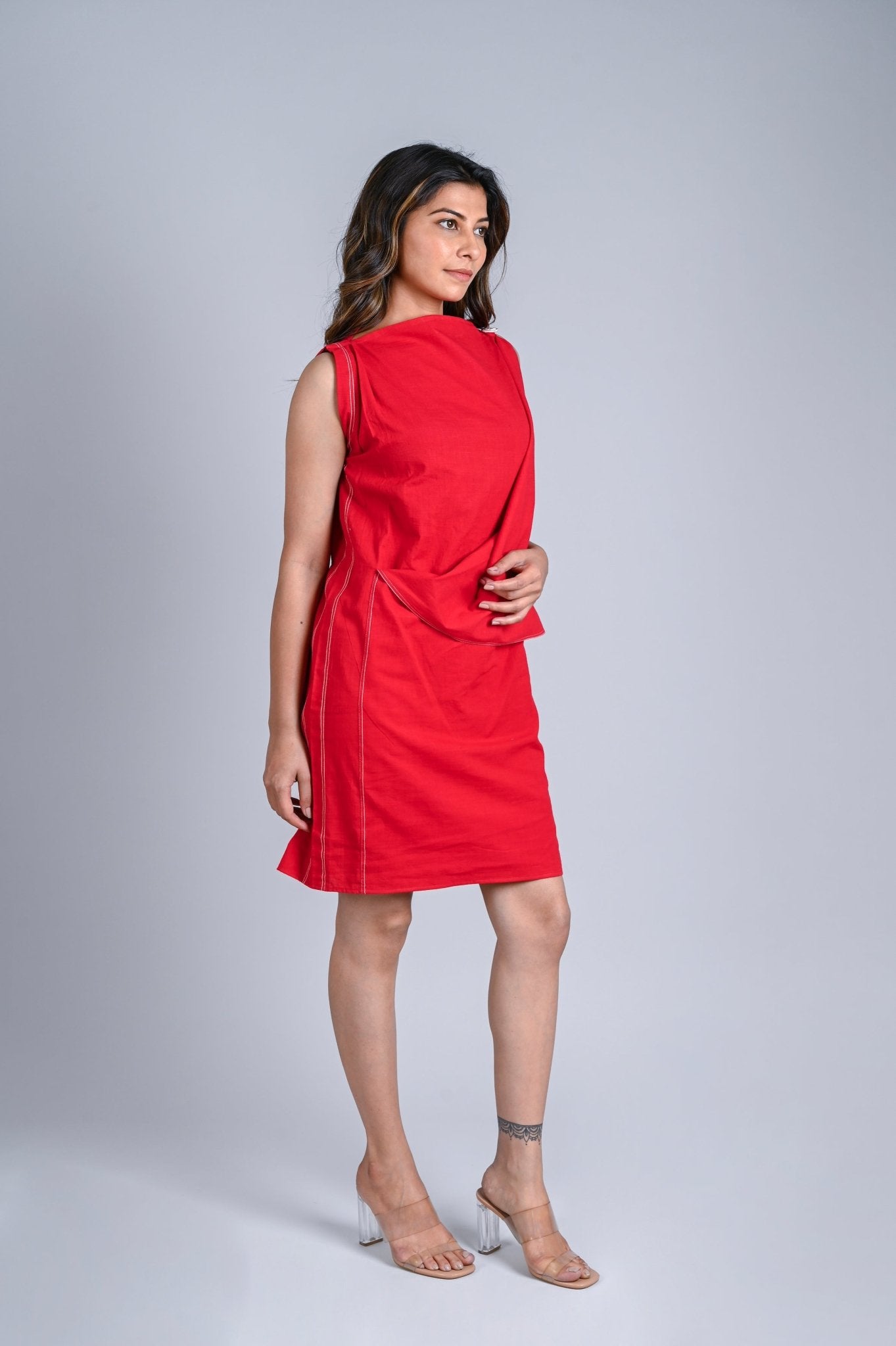 Folded Dress - Zero Waste - CiceroniDressesRang by Rajvi