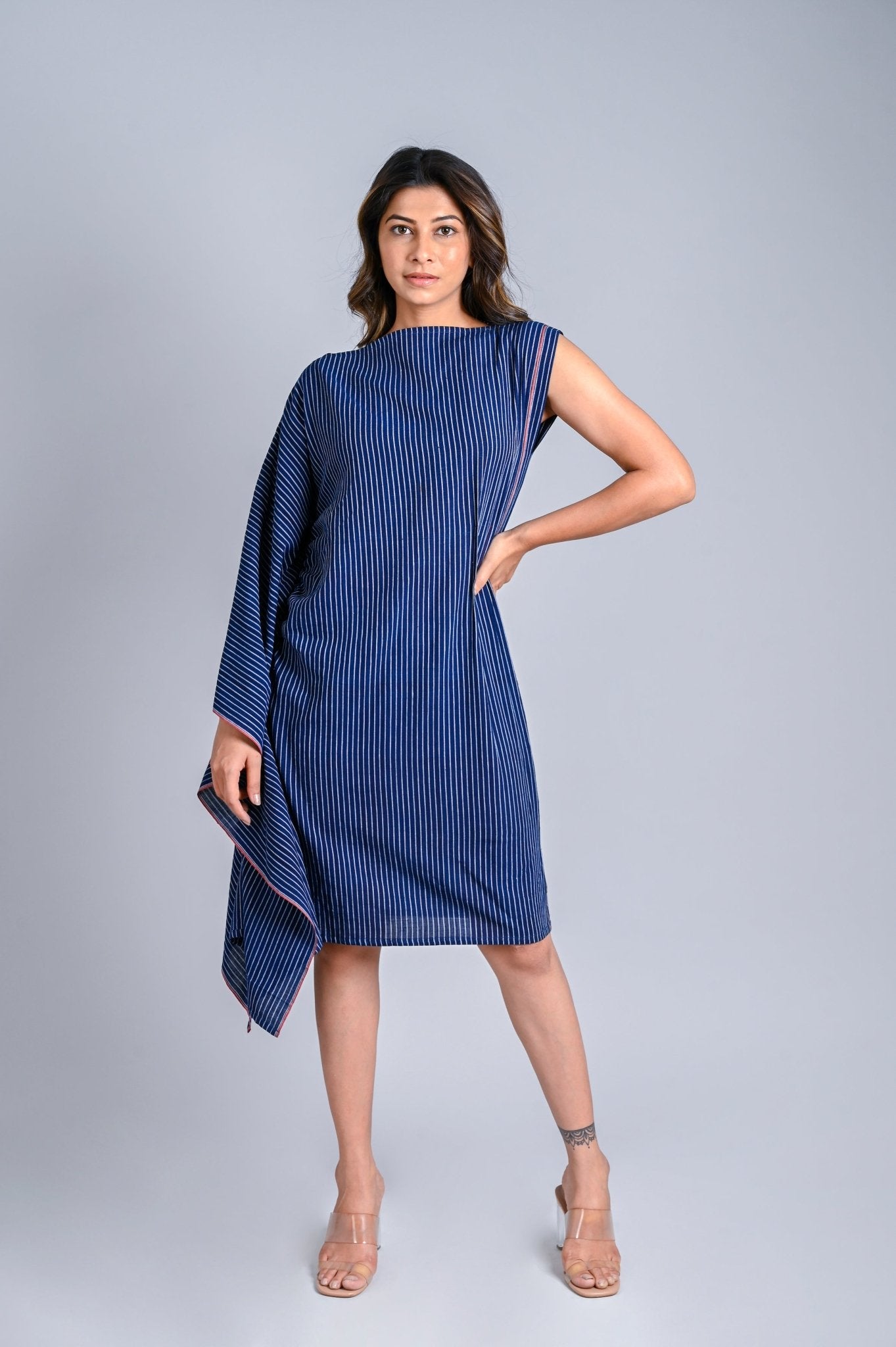 Folded & Gathered Dress - Zero Waste - CiceroniDressesRang by Rajvi