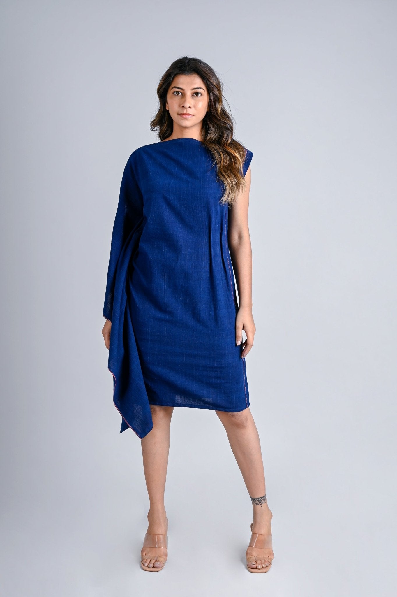 Folded & Gathered Dress - Zero Waste - CiceroniDressesRang by Rajvi