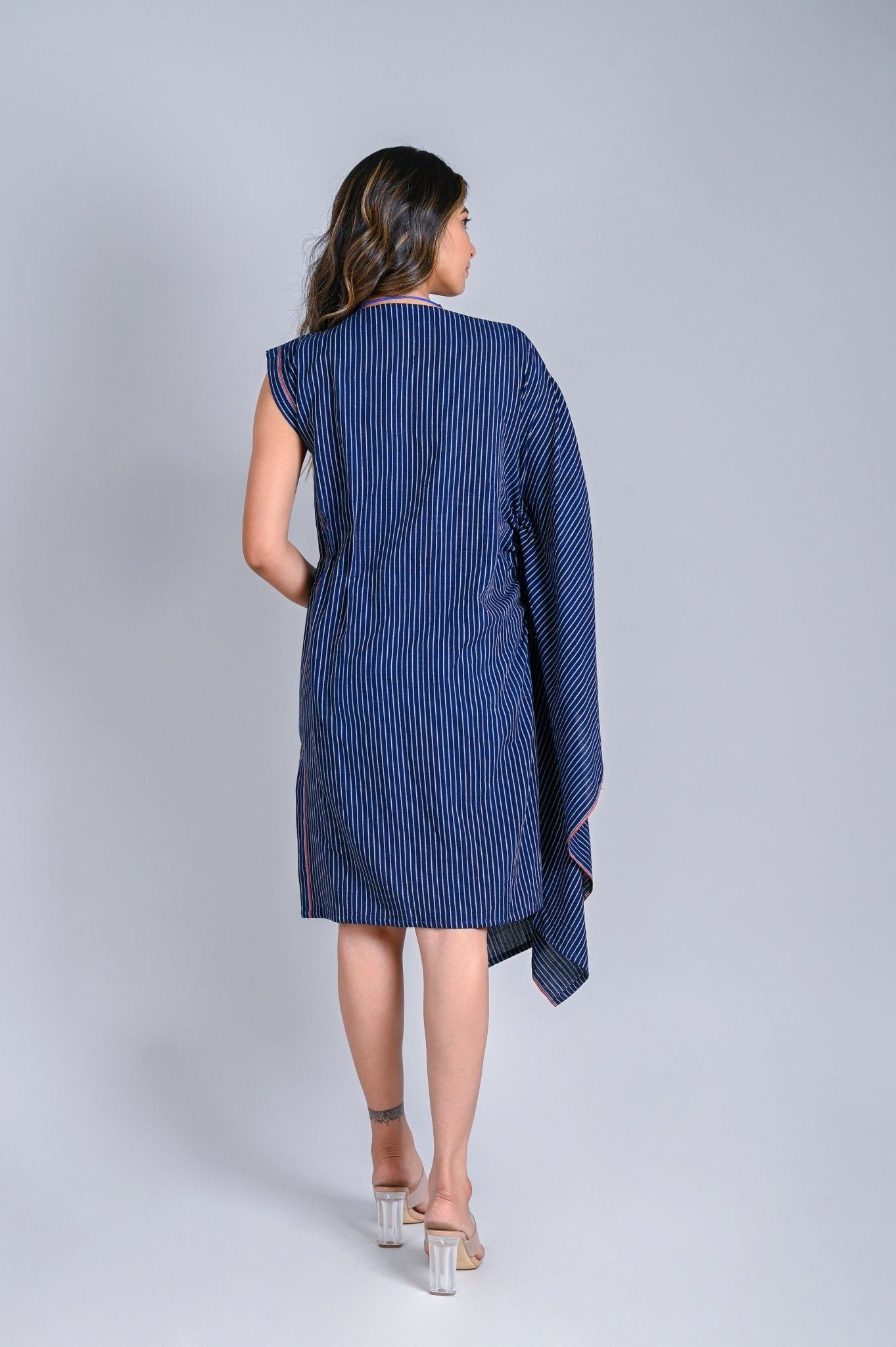 Folded & Gathered Dress - Zero Waste - CiceroniDressesRang by Rajvi
