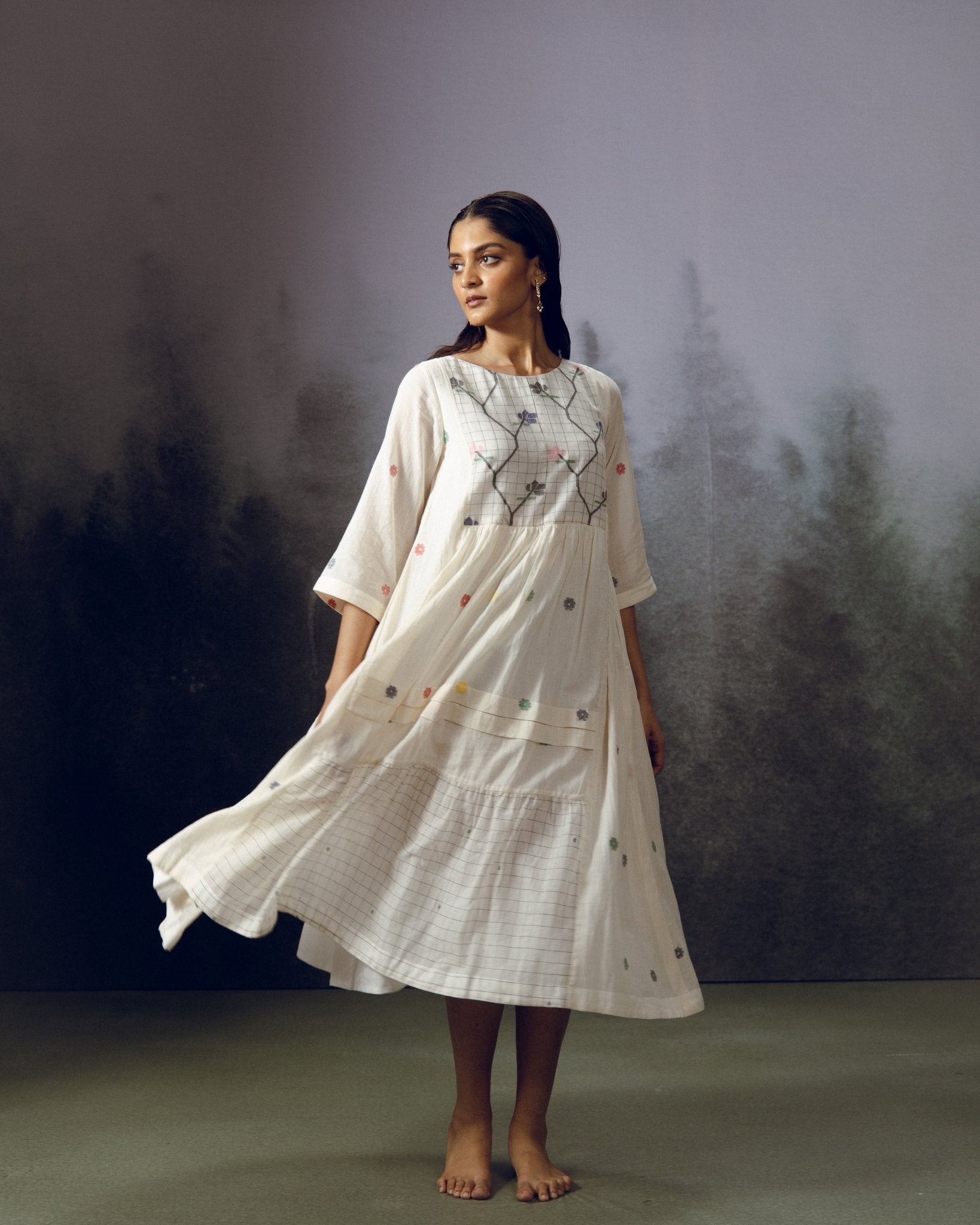 Foliage Dress - CiceroniDressesGulmohar Calcutta