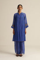 Folio Set - Blue - CiceroniKurta Set, Festive WearGaach