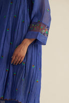 Folio Set - Blue - CiceroniKurta Set, Festive WearGaach