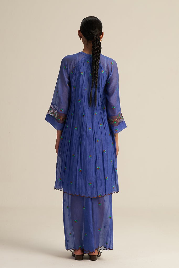 Folio Set - Blue - CiceroniKurta Set, Festive WearGaach