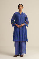 Folio Set - Blue - CiceroniKurta Set, Festive WearGaach