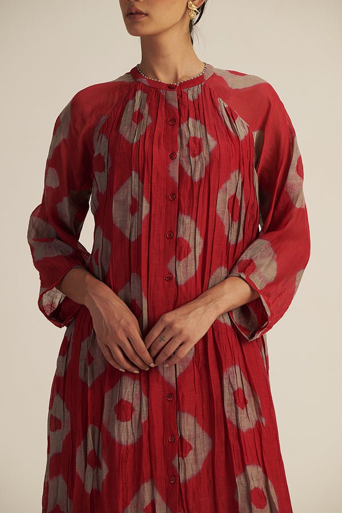 Folio Set - Red Bandhani - CiceroniCo-ord SetGaach