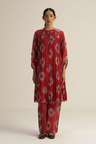 Folio Set - Red Bandhani - CiceroniCo-ord SetGaach