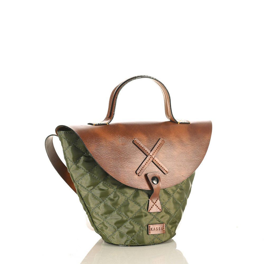 Forest Criss Cross Bucket Tote - CiceroniSling BagStudio Kassa