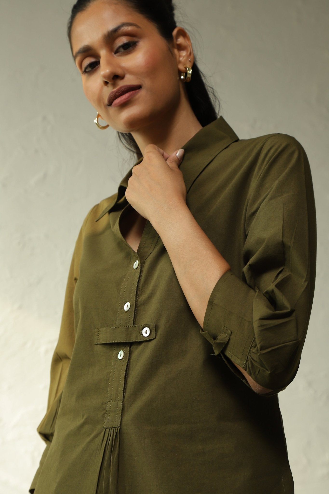 Forest Green Tunic Set - CiceroniKurta SetsCanoopi