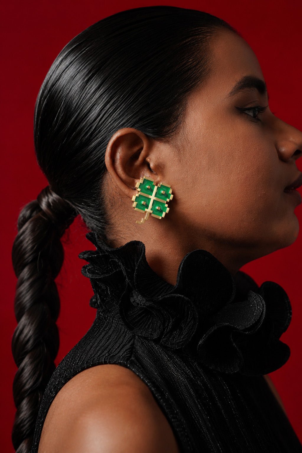 Four Leaf Clover Large Earrings - CiceroniEarringsNO.NA.MÈ