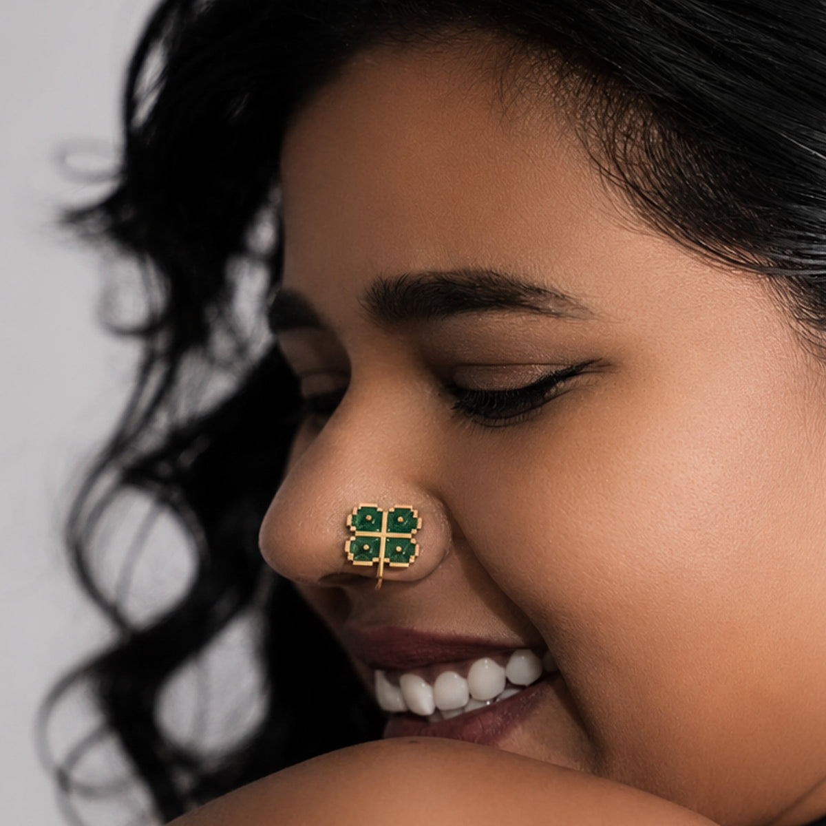 Four Leaf Clover Nose Pin - CiceroniNose pinNO.NA.MÈ