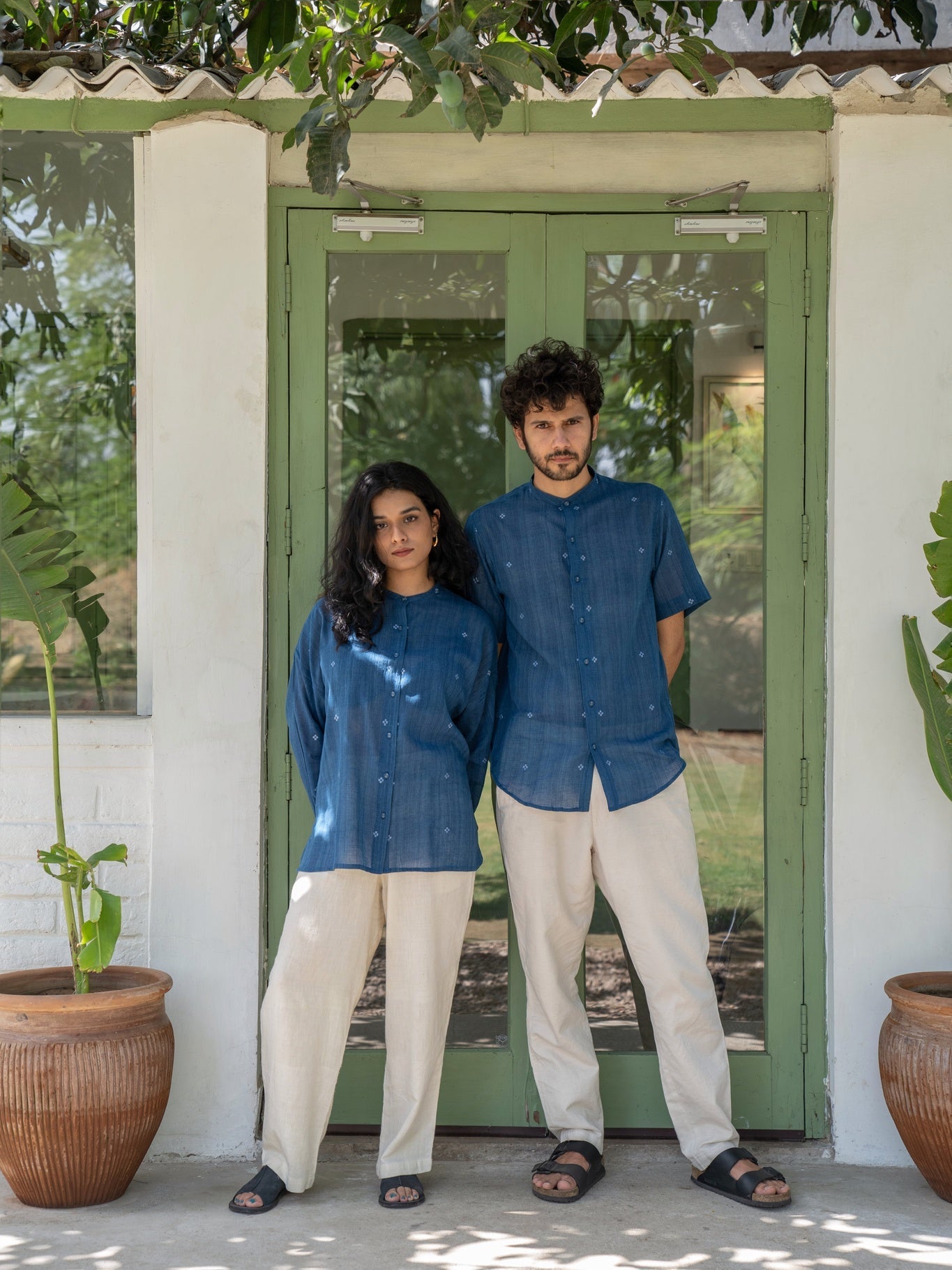 Fragments Jamdani Oversized Shirt - CiceroniWomen Shirtswith N.