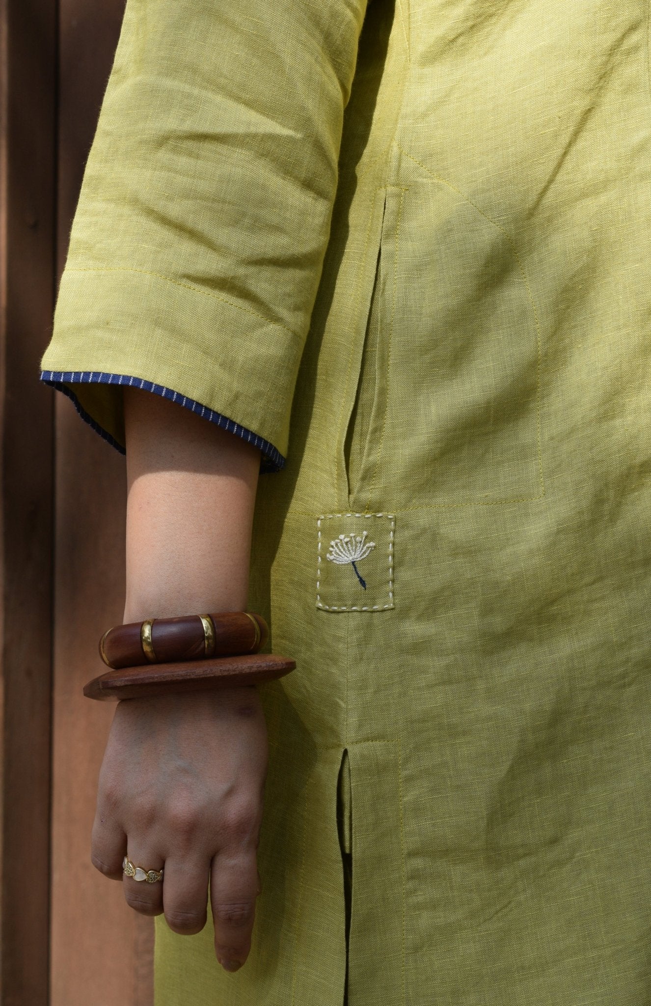 Fresh Lime Linen Co Ord Set - CiceroniKurta Set, Everyday WearHouse of Moxa