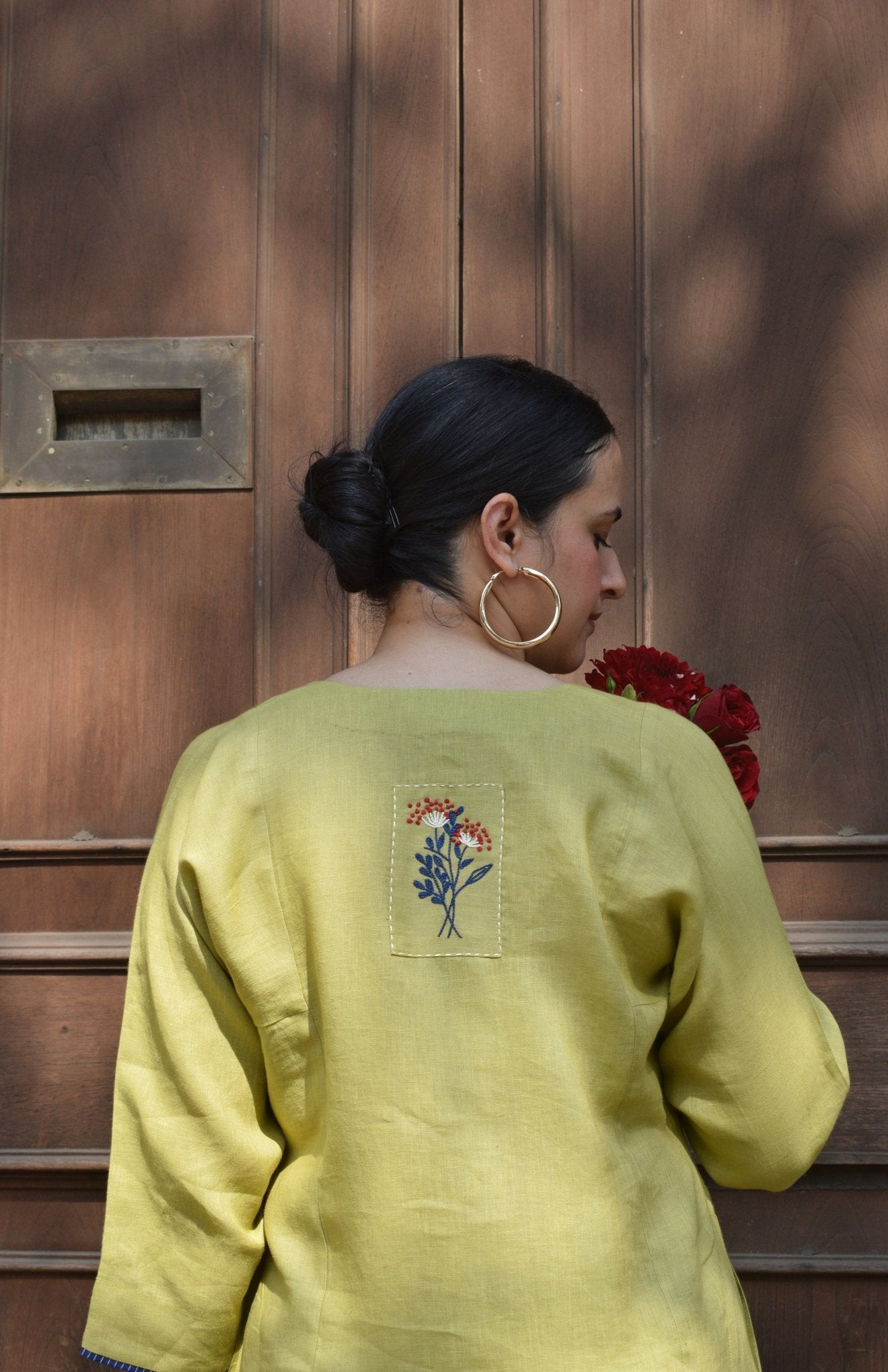 Fresh Lime Linen Co Ord Set - CiceroniKurta Set, Everyday WearHouse of Moxa