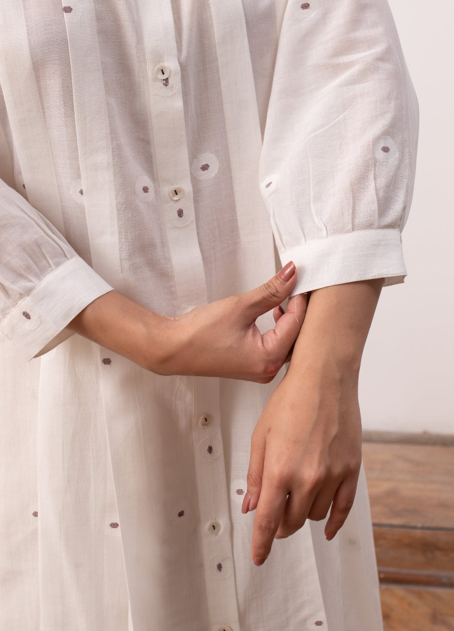 Frida Co - ord Set - Soft White - CiceroniKurta Set, Everyday WearHiranya