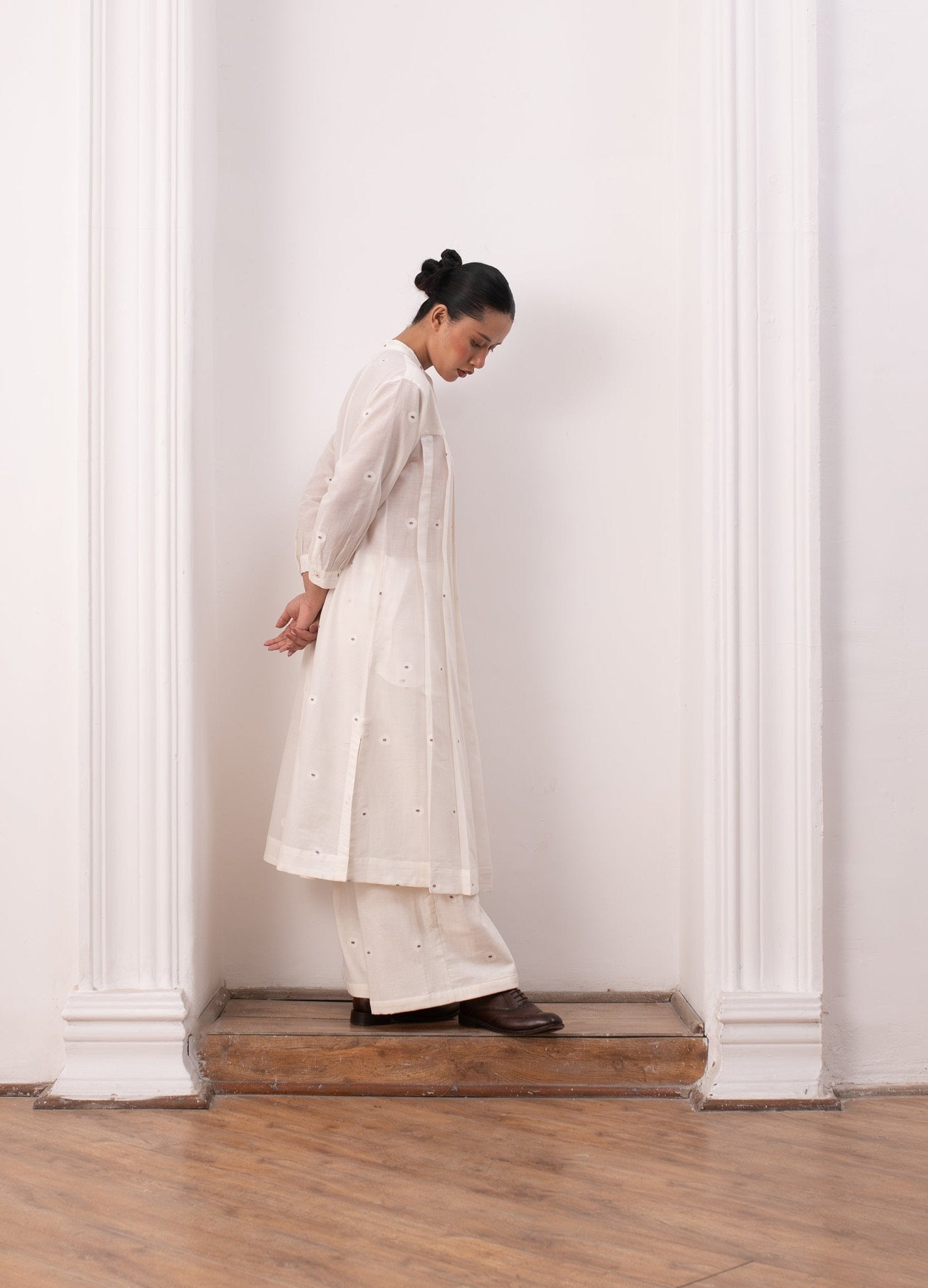 Frida Co - ord Set - Soft White - CiceroniKurta Set, Everyday WearHiranya