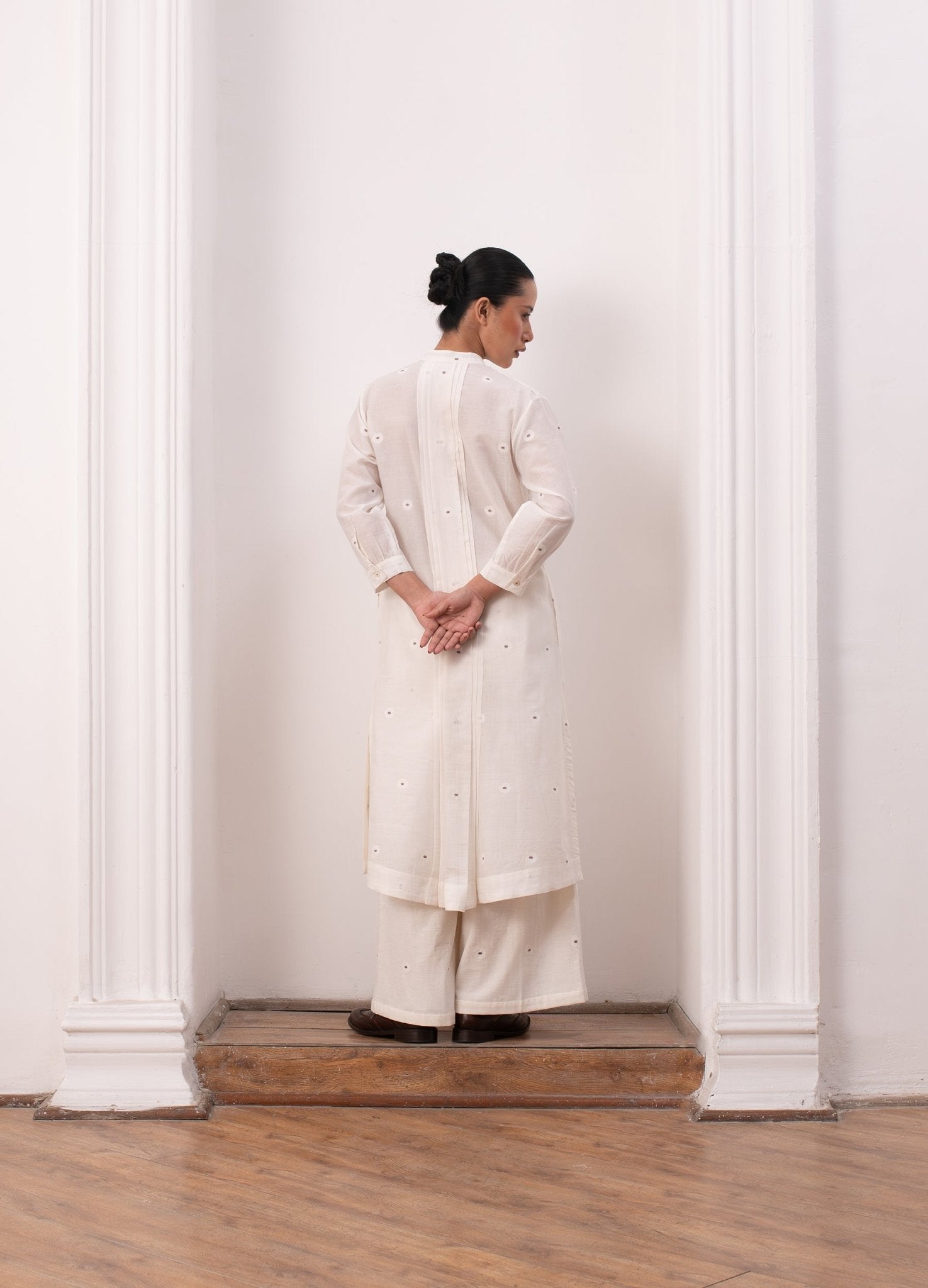 Frida Co - ord Set - Soft White - CiceroniKurta Set, Everyday WearHiranya