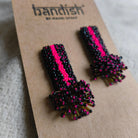 Fuchsia Noir Earrings - CiceroniEarringsBandish