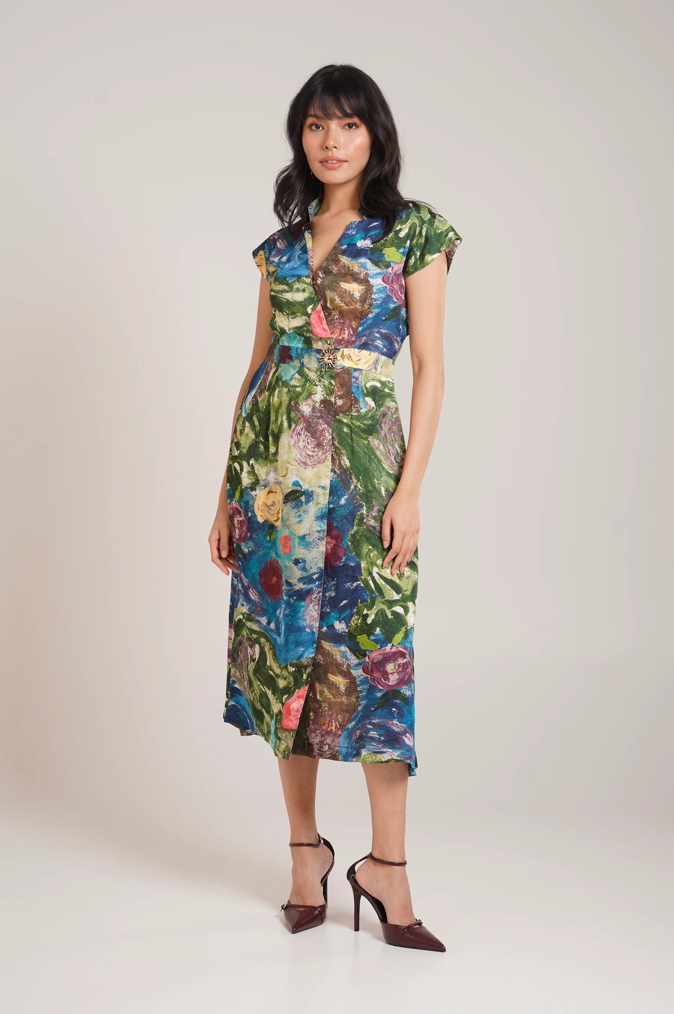 Gaia Midi Dress - CiceroniDressesAdvait