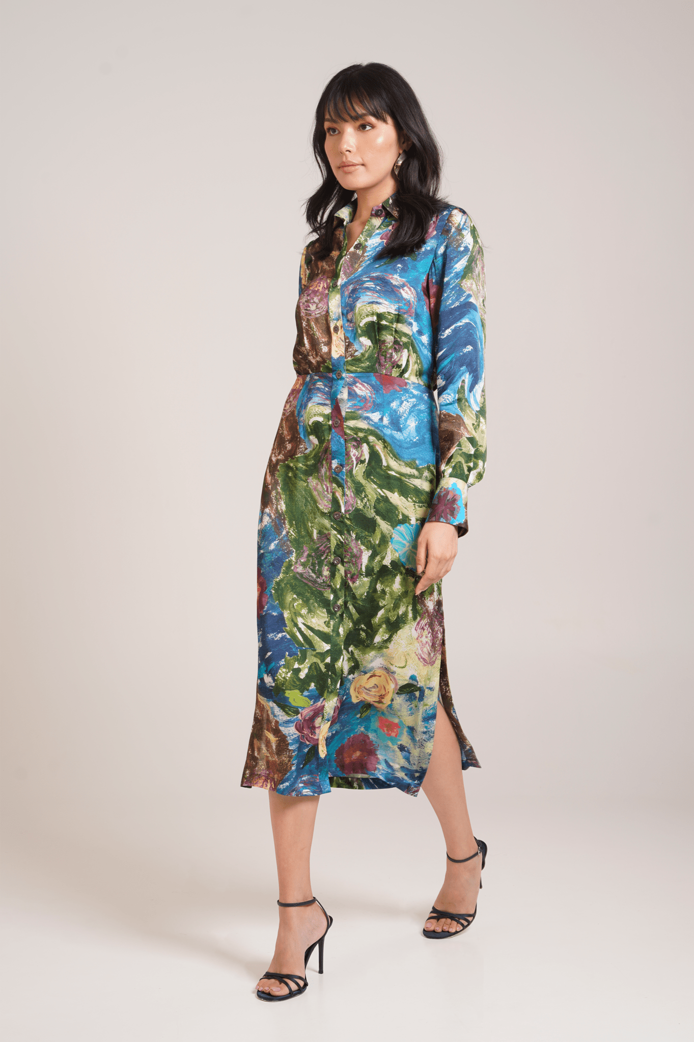 Gaia Shirt Dress - CiceroniDressesAdvait
